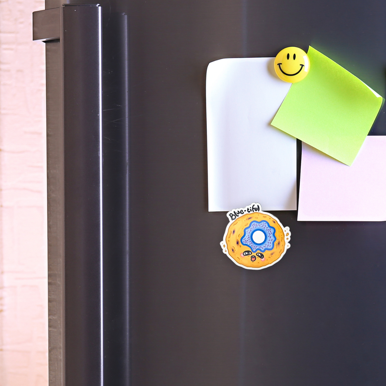 Blueberry Donut Magnet