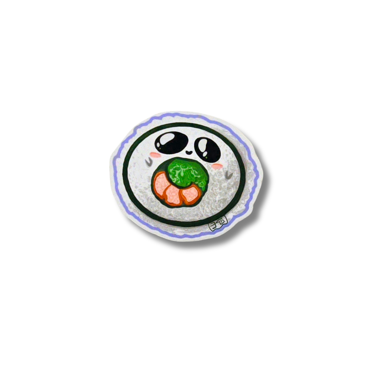 Sushi 3in vinyl sticker