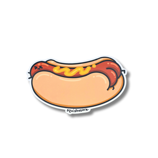 Hotdog Bumper Sticker