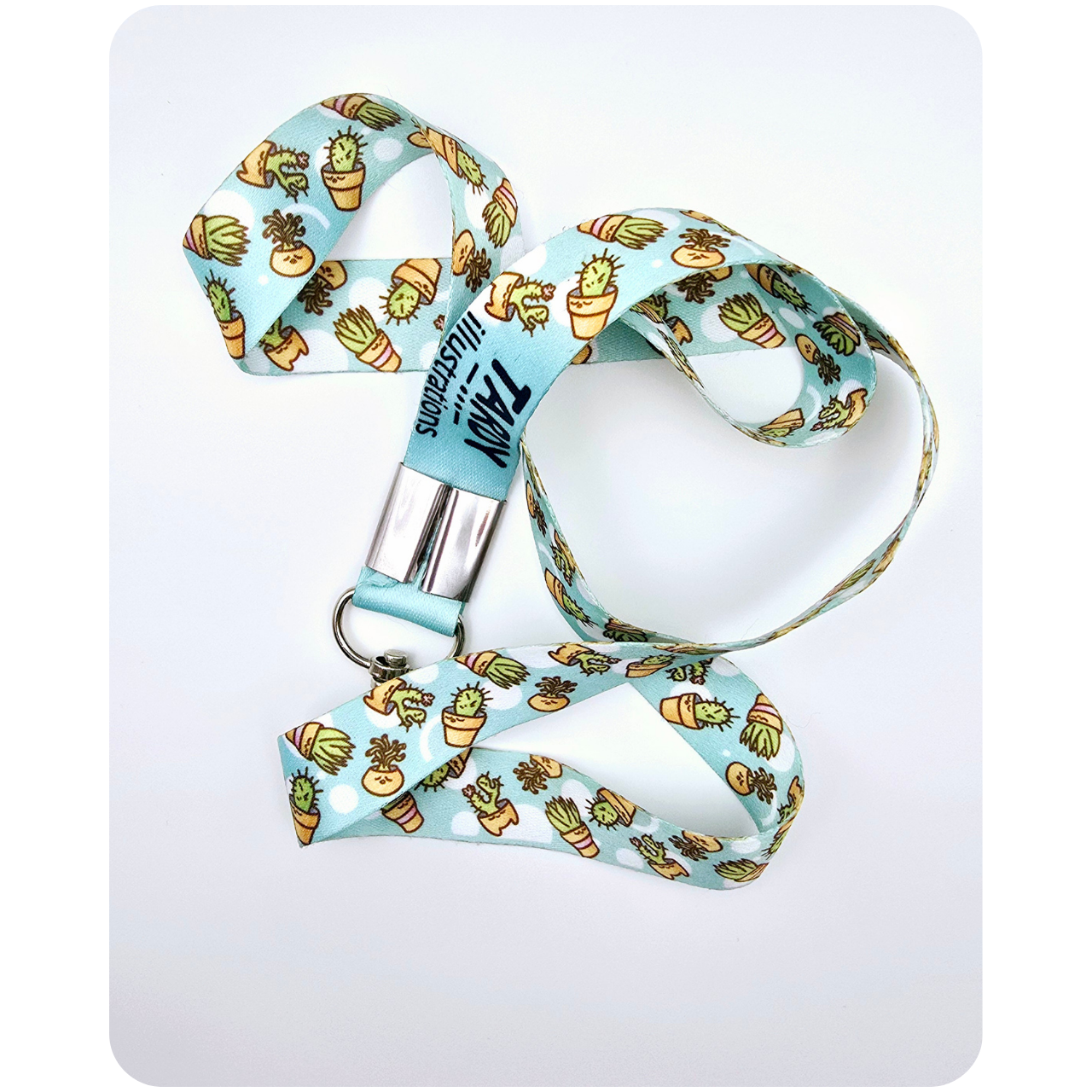Kawaii Cactus Lanyard