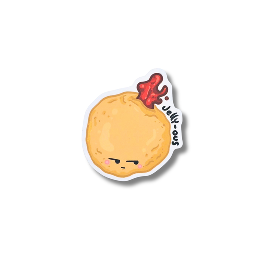 Jealous Donut 2.5in vinyl sticker
