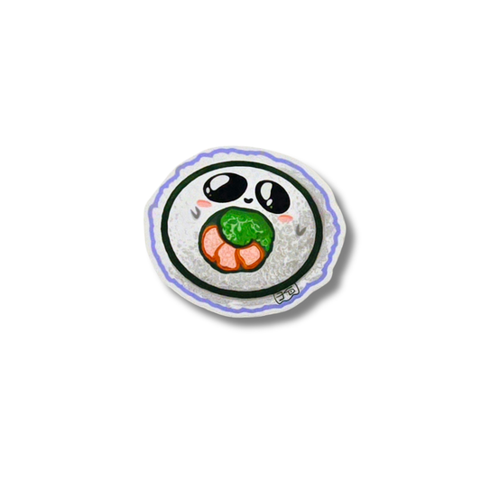 Sushi 3in vinyl sticker