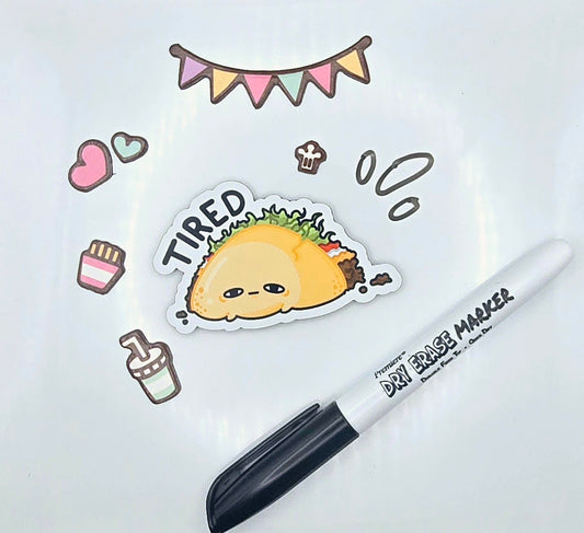 Tired Taco Magnet